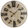 Northlight 24" Battery Operated Round Wall Clock With Roman Numeral And Block Numbers -Northlight 0dfa54b3d7264b568f67b938559c5ea1