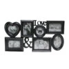 Northlight 27" Black Multi-Sized Love Photo Collage Frame