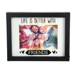 Northlight LED Lighted Life Is Better With Friends Matted Picture Frame - 4" X 6"