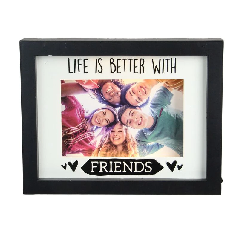 Northlight LED Lighted Life Is Better With Friends Matted Picture Frame - 4" X 6" 3 Northlight LED Lighted Life Is Better With Friends Matted Picture Frame - 4" X 6"
