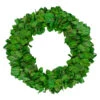 Northlight 20" Lush Green Preserved Leaf Spring Garden Wreath - Unlit -Northlight 24f0e0e3506944c5aed09e6354a0bde9