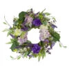 Northlight Hydrangea And Foliage Spring Floral Twig Wreath Purple 26" 2 Northlight Hydrangea And Foliage Spring Floral Twig Wreath Purple 26" -Northlight 259677d665e343ddbfd817a93773d7b9