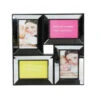 Northlight 14.5" Black Mirrored Collage Picture Frame For Dual-Size Photos