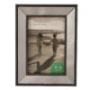 Northlight 8" Black Contemporary Rectangular Mirrored Picture Frame For 6" X 4" Photo -Northlight 316657b10e254de3bc44f360f3290632