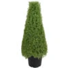 Northlight 3' Artificial Boxwood Cone Topiary Tree With Round Pot Unlit -Northlight 4ffb795238b34b1980aeda1f8c302369