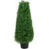 Northlight 30" Artificial Boxwood Cone Topiary Tree With Round Pot Unlit -Northlight 53be5a25de7c472084172664450d0158