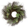 Northlight Eucalyptus And Succulents Artificial Twig Wreath - 22-Inch -Northlight 56b06a697943474faeb1558bd3f36d22