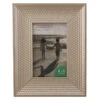 Northlight 4" X 6" Champagne Gold Honeycomb Rectangular Photo Frame 9.5"