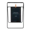 Northlight 9.75" Contemporary Clip On 4" X 6" Photo Picture Frame - Black