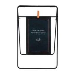 Northlight 9.75" Contemporary Clip On 4" X 6" Photo Picture Frame - Black