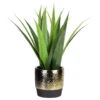 Northlight 17" Green And Gold Artificial Agave Succulent Plant In A Pot -Northlight 7e6dc2ff002147b2ab7fc4884fb74f2f
