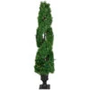 Northlight 4.5' Pre-Lit Artificial Cedar Double Spiral Topiary Tree In Urn Style Pot Clear Lights 1 Northlight 4.5' Pre-Lit Artificial Cedar Double Spiral Topiary Tree In Urn Style Pot Clear Lights -Northlight 82a3cf1e26c14a3099cd796fff2d2554