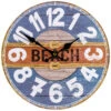 Northlight 12" Battery Operated "Beach" Round Wall Clock -Northlight 8c78e25237314c17b8c1397a500b6177
