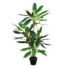 Northlight 55" Green And Red Potted Two Tone Dracaena Artificial Plant