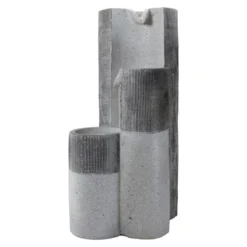 Northlight 24" Gray Speckled Modern Style 3-Tier Rainfall Outdoor Water Fountain -Northlight GUEST 01de5a81 3de1 4f0a b54e 72cec7fe4915