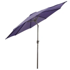 Northlight 9ft Outdoor Patio Market Umbrella With Hand Crank And Tilt - Purple -Northlight GUEST 02808348 bfb7 485c 84cc 0c234c5a79db