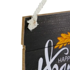 Northlight 15" Wooden 'Happy Thanksgiving' Hanging Wall Sign -Northlight GUEST 09626f26 649b 46b2 9efc c3f2b35599fc