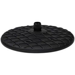 Northlight 19.75" Black Outdoor Umbrella Table Tray -Northlight GUEST 0995653d 0299 4117 ae89 c82159139eef