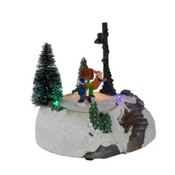 Northlight 5.5" LED Lighted Animated And Musical Christmas Skating Village Display Piece -Northlight GUEST 0b3fa606 1128 4872 b9b4 acf8ddc57275