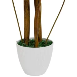 Northlight Real Touch™ Artificial Monstera Artificial Plant In A White Textured Pot - 4.25' -Northlight GUEST 0e0ec5d1 d637 44e2 bd1e d33de88cfd22