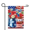 Northlight Floral Bouquet Outdoor Americana Garden Flag 18" X 12.5"