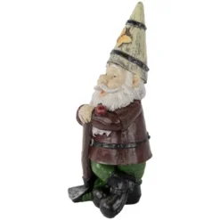 Northlight 15.25" Gnome With Butterfly And Ladybug Outdoor Garden Statue -Northlight GUEST 1031e93d 741b 44e2 a3f0 6532770dfa77