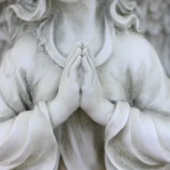 Northlight 24.5" Light Olive Green Praying Angel Decorative Outdoor Garden Statue -Northlight GUEST 145aae59 edd4 4538 af5e 11bbd8b6051d