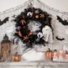 Northlight Orange Ornaments And Ghost Halloween Pine Wreath, 24-Inch, Unlit 1 Northlight Orange Ornaments And Ghost Halloween Pine Wreath, 24-Inch, Unlit -Northlight GUEST 146e12ae 1bbc 49db ae77 5ea253050731
