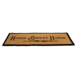 Northlight Natural Coir Rectangular "Home Sweet Home" Doormat 16" X 48" -Northlight GUEST 18678451 78da 4cf3 83c6 3331ac231eb6