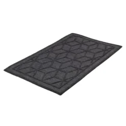 Northlight Gray Diamond Patterned Rectangular Coir Doormat 18" X 30" -Northlight GUEST 1ad5a93f 3659 4714 be16 60d37e3cbd32