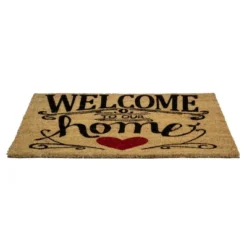 Northlight Natural Coir "Welcome To Our Home" Rectangular Doormat 18" X 30" 8 Northlight Natural Coir "Welcome To Our Home" Rectangular Doormat 18" X 30" -Northlight GUEST 1c440c7c f5fa 4040 93ad fb2db4c3dde9