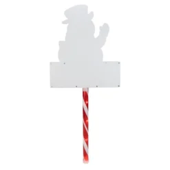 Northlight 28.5" Lighted Snowman 'LET IT SNOW' Christmas Lawn Stake - Clear Lights -Northlight GUEST 20ea536e 7026 458e 99fe 3a335dbc174e