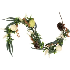 Northlight 5' X 6" Green Gourds And Foliage Artificial Fall Harvest Garland - Unlit 15 Northlight 5' X 6" Green Gourds And Foliage Artificial Fall Harvest Garland - Unlit -Northlight GUEST 23b5239b 64a3 45a5 a200 61431bd8d536