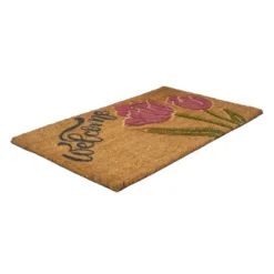Northlight Natural Coir Floral Rectangular "Welcome" Doormat 18" X 30" 8 Northlight Natural Coir Floral Rectangular "Welcome" Doormat 18" X 30" -Northlight GUEST 25dd58bb eb7a 4d2d a0d8 9a925e6f6ca3