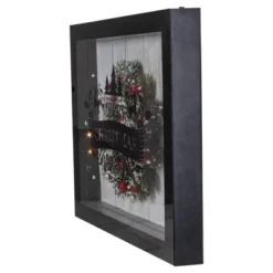 Northlight 14" Black Framed 3D "Merry Christmas" LED Christmas Box Decor -Northlight GUEST 2c363739 9cda 4a0e 90da f55218b5187c