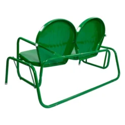 Northlight 2-Person Outdoor Retro Tulip Metal Patio Double Glider Chair, Green 9 Northlight 2-Person Outdoor Retro Tulip Metal Patio Double Glider Chair, Green -Northlight GUEST 2c807cc7 fcf0 476c b0c9 772cd9c94c01
