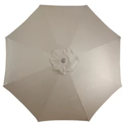 Northlight 9ft Outdoor Patio Market Umbrella With Hand Crank And Tilt - Taupe -Northlight GUEST 2ea9b64f 9791 49e3 95da e5dad02cc328