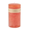 Northlight 6" Tangerine Orange Traditional Cylindrical Pillar Candle -Northlight GUEST 2eaff24f 5c27 4a44 8aea 4244dc57450a