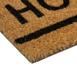 Northlight Natural Coir Outdoor Rectangular "Home Is Where The Heart Is" Doormat 16" X 48" -Northlight GUEST 30e2ebb3 213c 4310 8006 fe0fcf9b7916