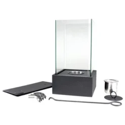 Northlight 15" Bio Ethanol Ventless Portable Tabletop Fireplace With Flame Guard -Northlight GUEST 338fdb90 1a8e 4384 9626 e88af46b9cd5