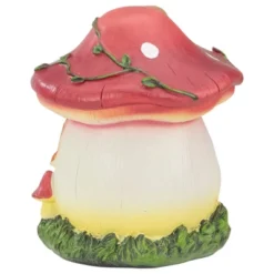 Northlight 6.25" Red Mushroom House Outdoor Garden Statue -Northlight GUEST 340d9d6d 31d8 452f 89a1 1e61b7bee792