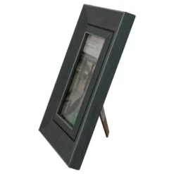 Northlight 9.25" Classical Rectangular 4" X 6" Photo Picture Frame - Gray And Black -Northlight GUEST 37079643 cbc9 43c2 9293 d220cf112c61