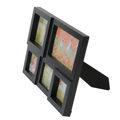 Northlight 11.5" Black Multi-Sized Puzzled Collage Photo Picture Frame Wall Decoration 3 Northlight 11.5" Black Multi-Sized Puzzled Collage Photo Picture Frame Wall Decoration
