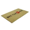 Northlight Beige And Black Animal Print "Wipe Your Paw Here" Doormat 30 X 18 -Northlight GUEST 3d1b4423 3991 469a 9fbc 10760b7e65b7