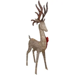 Northlight 74" LED Lighted Champagne Deer With Red Bow Outdoor Christmas Decoration 12 Northlight 74" LED Lighted Champagne Deer With Red Bow Outdoor Christmas Decoration -Northlight GUEST 4c538fdd 5aff 4f83 b0b4 18359e34b2d6