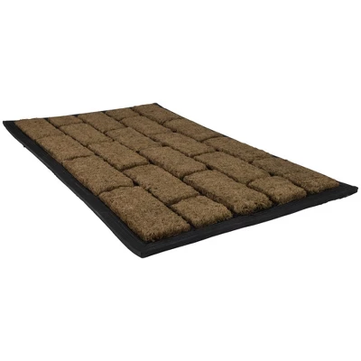 Northlight Brown And Black Brick Rectangular Doormat 18" X 29.5" 4 Northlight Brown And Black Brick Rectangular Doormat 18" X 29.5" - Image 2