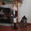 Northlight 48" Burgundy And White Wooden Christmas Nutcracker King With Scepter -Northlight GUEST 4ee5e790 d2a0 4ec5 ae56 c762a84b2bf1