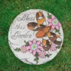 Northlight 10" Bless This Garden Outdoor Floral Garden Stone -Northlight GUEST 50302770 ea42 4d78 ae95 c6853c3d9e27