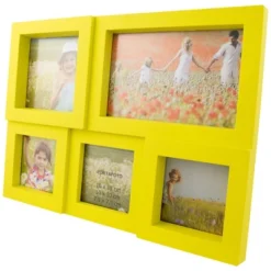 Northlight Yellow Multi-Sized Puzzled Collage Picture Frame -Northlight GUEST 5474b814 e7b0 4a2d a968 77487d0b6729