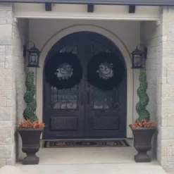 Northlight 36" Black Colorado Spruce Artificial Halloween Wreath - Unlit -Northlight GUEST 5600c736 a08a 4a04 aa8b 0fc468969751